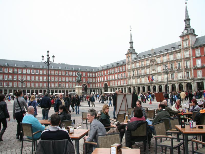 The Plaza Mayor - the heart of Madrid