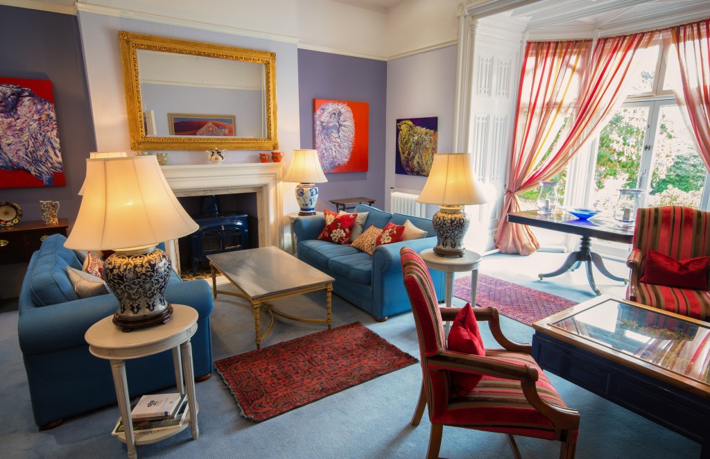 Ynyshir Hall Hotel Front Lounge