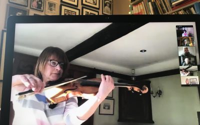BBC orchestral viola players bring joy giving recitals over zoom