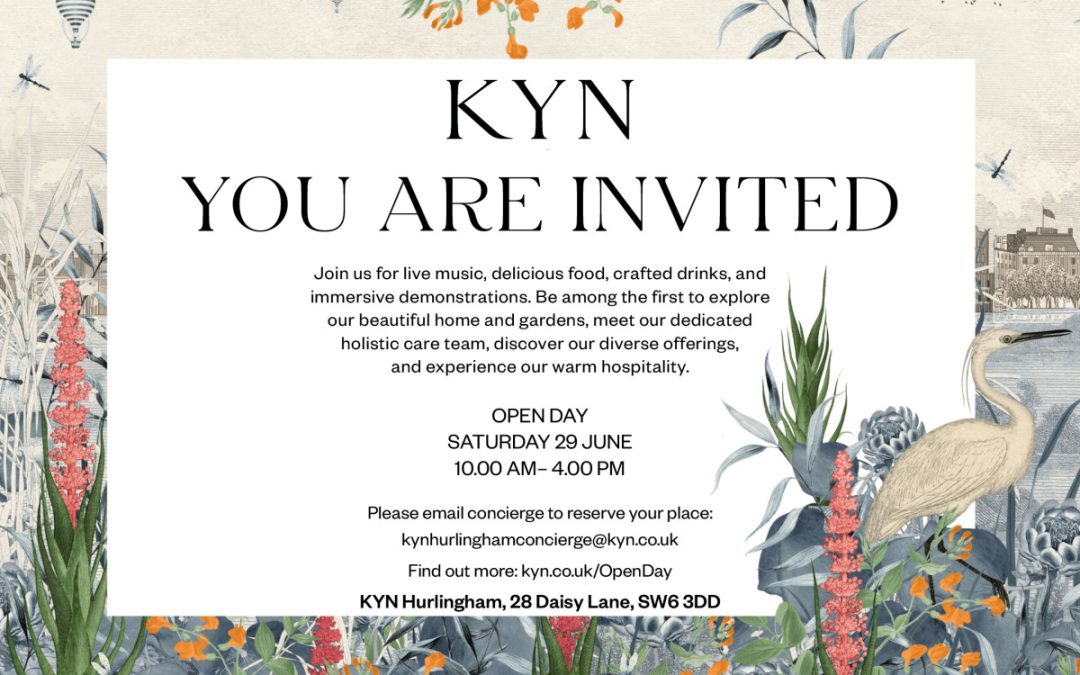 You are invited to a special open day at KYN Hurlingham